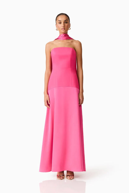 The Noralyn Strapless Gown by Elliatt