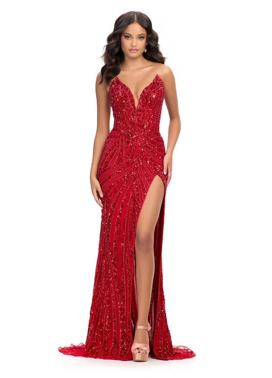 ASHLEY LAUREN 11236 RED